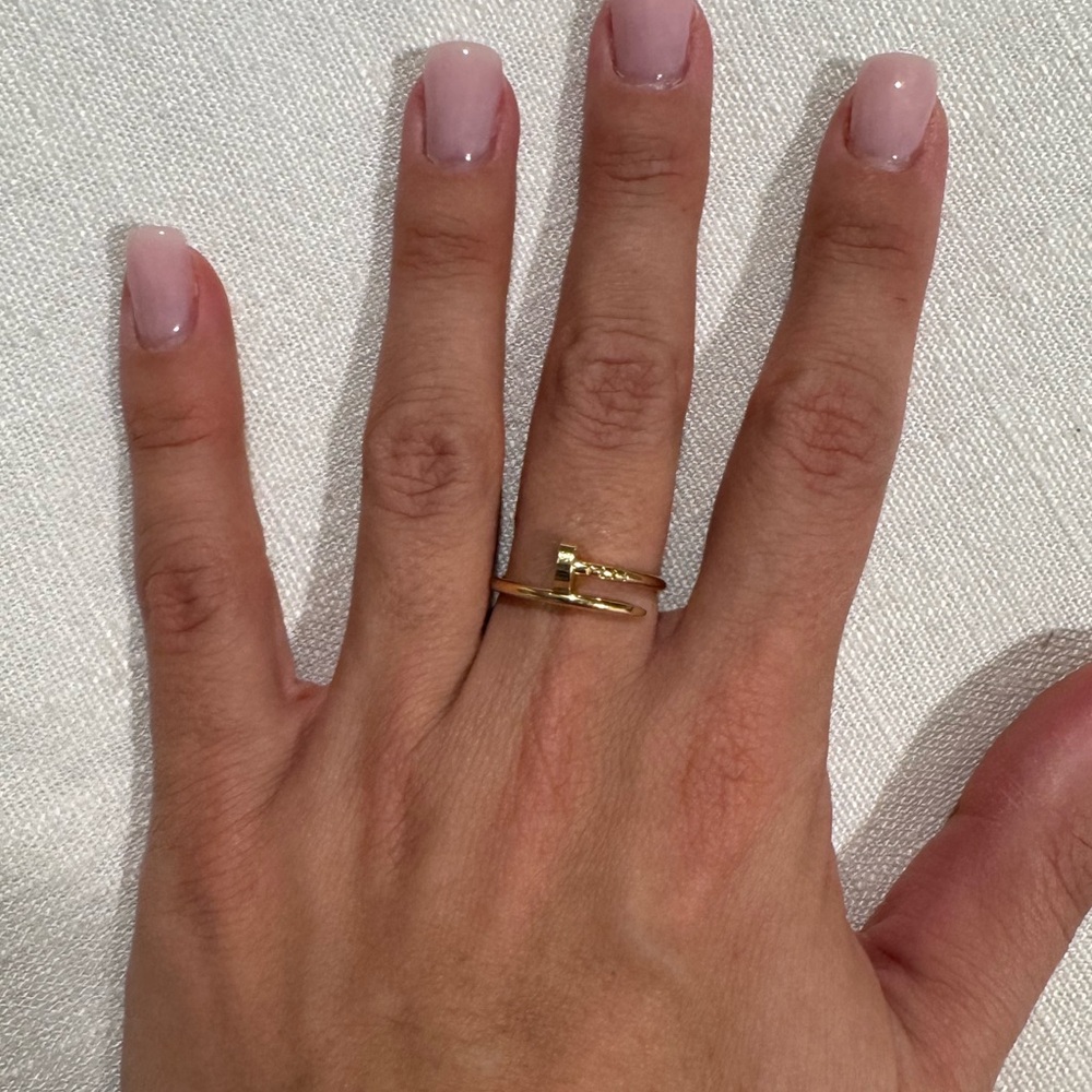 Gold Juste Un Clou Ring Cartier - Picture 2 of 8